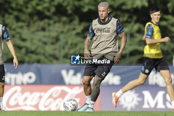 2024-07-11 - Napoli's Italian defender Pasquale Mazzocchi controls the ball during SSC Napoli's 2024-25 preseason training camp in val di sole in Trentino, Dimaro Folgarida

 - SSC NAPOLI TRAINING - OTHER - SOCCER