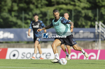 2024-07-11 - Napoli's Italian defender Leonardo Spinazzola during SSC Napoli's 2024-25 preseason training camp in val di sole in Trentino, Dimaro Folgarida

 - SSC NAPOLI TRAINING - OTHER - SOCCER