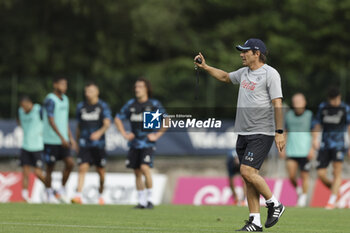 2024-07-11 - Napoli’s Italian coach Antonio Conte gesticulate during SSC Napoli's 2024-25 preseason training camp in val di sole in Trentino, Dimaro Folgarida

 - SSC NAPOLI TRAINING - OTHER - SOCCER