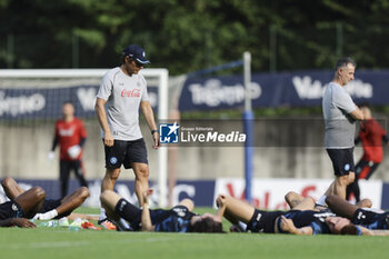 2024-07-11 - Napoli’s Italian coach Antonio Conte looks during SSC Napoli's 2024-25 preseason training camp in val di sole in Trentino, Dimaro Folgarida

 - SSC NAPOLI TRAINING - OTHER - SOCCER