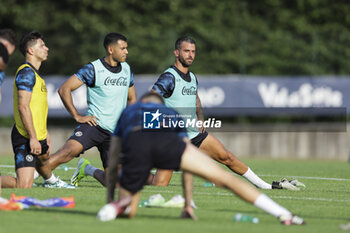 2024-07-11 - Napoli's Italian defender Leonardo Spinazzola during SSC Napoli's 2024-25 preseason training camp in val di sole in Trentino, Dimaro Folgarida

 - SSC NAPOLI TRAINING - OTHER - SOCCER