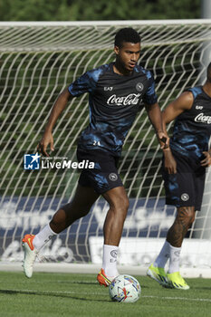 2024-07-11 - Napoli's Swedish midfielder Jens Cajuste during SSC Napoli's 2024-25 preseason training camp in val di sole in Trentino, Dimaro Folgarida

 - SSC NAPOLI TRAINING - OTHER - SOCCER