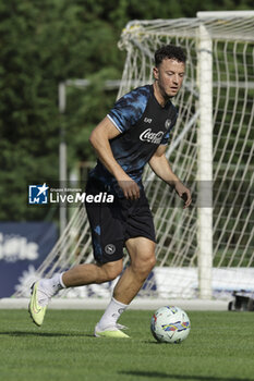 2024-07-11 - Napoli's Kosovar defender Amir Rrahmani controls the ball during SSC Napoli's 2024-25 preseason training camp in val di sole in Trentino, Dimaro Folgarida

 - SSC NAPOLI TRAINING - OTHER - SOCCER