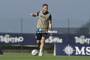 2024-07-11 - Napoli's Kosovar defender Amir Rrahmani controls the ball during SSC Napoli's 2024-25 preseason training camp in val di sole in Trentino, Dimaro Folgarida

 - SSC NAPOLI TRAINING - OTHER - SOCCER