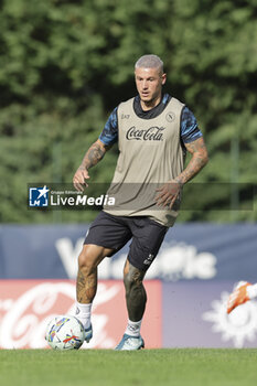 2024-07-11 - Napoli's Italian defender Pasquale Mazzocchi controls the ball during SSC Napoli's 2024-25 preseason training camp in val di sole in Trentino, Dimaro Folgarida

 - SSC NAPOLI TRAINING - OTHER - SOCCER