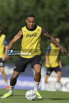 2024-07-11 - Napoli's Brazilian defender Natan controls the ball during SSC Napoli's 2024-25 preseason training camp in val di sole in Trentino, Dimaro Folgarida

 - SSC NAPOLI TRAINING - OTHER - SOCCER