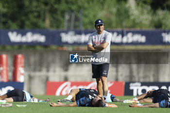 2024-07-11 - Napoli’s Italian coach Antonio Conte looks during SSC Napoli's 2024-25 preseason training camp in val di sole in Trentino, Dimaro Folgarida

 - SSC NAPOLI TRAINING - OTHER - SOCCER