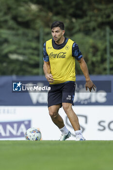 2024-07-11 - Napoli's Argentinian forward Giovanni Simeone controls the ball during SSC Napoli's 2024-25 preseason training camp in val di sole in Trentino, Dimaro Folgarida

 - SSC NAPOLI TRAINING - OTHER - SOCCER