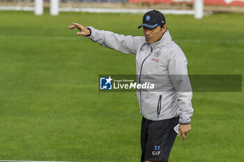 2024-07-12 - Napoli’s Italian coach Antonio Conte gesticulate during SSC Napoli's 2024-25 preseason training camp in val di sole in Trentino, Dimaro Folgarida

 - SSC NAPOLI TRAINING - OTHER - SOCCER