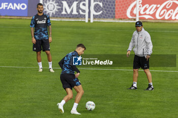 2024-07-12 - Napoli’s Italian coach Antonio Conte gesticulate during SSC Napoli's 2024-25 preseason training camp in val di sole in Trentino, Dimaro Folgarida

 - SSC NAPOLI TRAINING - OTHER - SOCCER