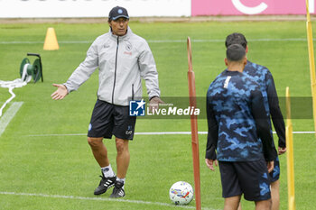 2024-07-12 - Napoli’s Italian coach Antonio Conte during SSC Napoli's 2024-25 preseason training camp in val di sole in Trentino, Dimaro Folgarida

 - SSC NAPOLI TRAINING - OTHER - SOCCER