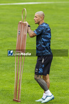 2024-07-12 - Napoli's Italian defender Pasquale Mazzocchi during SSC Napoli's 2024-25 preseason training camp in val di sole in Trentino, Dimaro Folgarida

 - SSC NAPOLI TRAINING - OTHER - SOCCER