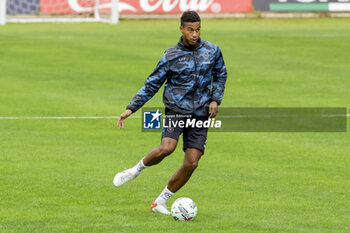 2024-07-12 - Napoli's Swedish midfielder Jens Cajuste controls the ball during SSC Napoli's 2024-25 preseason training camp in val di sole in Trentino, Dimaro Folgarida

 - SSC NAPOLI TRAINING - OTHER - SOCCER