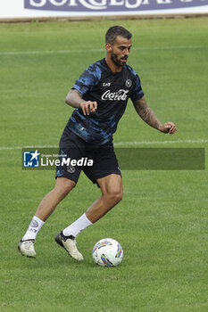 2024-07-12 - Napoli's Italian defender Leonardo Spinazzola during SSC Napoli's 2024-25 preseason training camp in val di sole in Trentino, Dimaro Folgarida

 - SSC NAPOLI TRAINING - OTHER - SOCCER