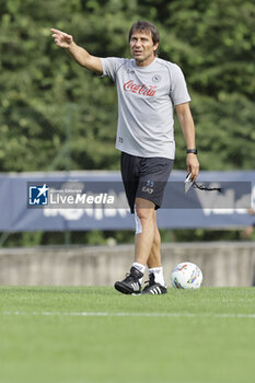 2024-07-12 - Napoli’s Italian coach Antonio Conte gesticulate during SSC Napoli's 2024-25 preseason training camp in val di sole in Trentino, Dimaro Folgarida

 - SSC NAPOLI TRAINING - OTHER - SOCCER