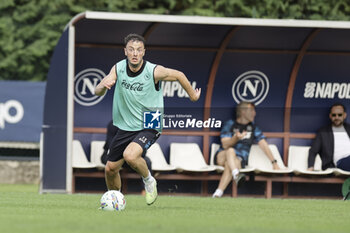 2024-07-12 - Napoli's Kosovar defender Amir Rrahmani controls the ball during SSC Napoli's 2024-25 preseason training camp in val di sole in Trentino, Dimaro Folgarida

 - SSC NAPOLI TRAINING - OTHER - SOCCER