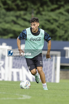 2024-07-12 - Napoli's Italian midfielder Gennaro Iaccarino during SSC Napoli's 2024-25 preseason training camp in val di sole in Trentino, Dimaro Folgarida

 - SSC NAPOLI TRAINING - OTHER - SOCCER