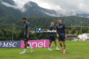 2024-07-13 - Napoli's Italian midfielder Gianluca Gaetano during SSC Napoli's 2024-25 preseason training camp in val di sole in Trentino, Dimaro Folgarida

 - SSC NAPOLI TRAINING - OTHER - SOCCER