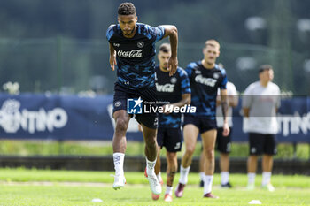 2024-07-13 - Napoli's Swedish midfielder Jens Cajuste during SSC Napoli's 2024-25 preseason training camp in val di sole in Trentino, Dimaro Folgarida

 - SSC NAPOLI TRAINING - OTHER - SOCCER