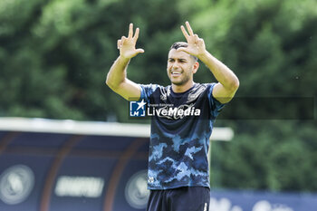 2024-07-13 - Napoli's Moroccan forward Walid Cheddira during SSC Napoli's 2024-25 preseason training camp in val di sole in Trentino, Dimaro Folgarida

 - SSC NAPOLI TRAINING - OTHER - SOCCER