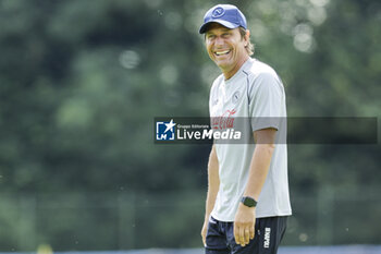 2024-07-13 - Napoli’s Italian coach Antonio Conte during SSC Napoli's 2024-25 preseason training camp in val di sole in Trentino, Dimaro Folgarida

 - SSC NAPOLI TRAINING - OTHER - SOCCER