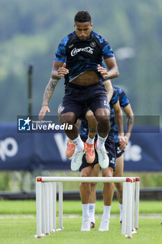 2024-07-13 - Napoli's Swedish midfielder Jens Cajuste during SSC Napoli's 2024-25 preseason training camp in val di sole in Trentino, Dimaro Folgarida

 - SSC NAPOLI TRAINING - OTHER - SOCCER