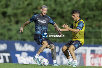 2024-07-13 - Napoli's Italian defender Pasquale Mazzocchi during SSC Napoli's 2024-25 preseason training camp in val di sole in Trentino, Dimaro Folgarida

 - SSC NAPOLI TRAINING - OTHER - SOCCER