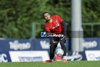 2024-07-13 - Napoli's Italian goalkeeper Elia Caprile during SSC Napoli's 2024-25 preseason training camp in val di sole in Trentino, Dimaro Folgarida

 - SSC NAPOLI TRAINING - OTHER - SOCCER