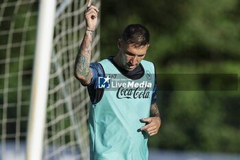 2024-07-13 - Napoli's Italian forward Matteo Politano during SSC Napoli's 2024-25 preseason training camp in val di sole in Trentino, Dimaro Folgarida

 - SSC NAPOLI TRAINING - OTHER - SOCCER