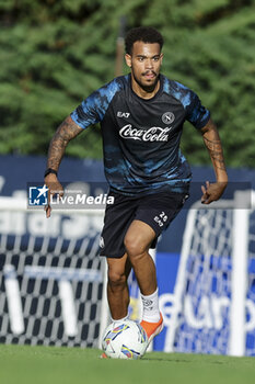 2024-07-13 - Napoli's Belgian forward Cyril Ngonge during SSC Napoli's 2024-25 preseason training camp in val di sole in Trentino, Dimaro Folgarida

 - SSC NAPOLI TRAINING - OTHER - SOCCER