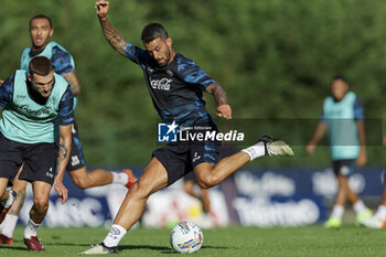 2024-07-13 - Napoli's Italian defender Leonardo Spinazzola during SSC Napoli's 2024-25 preseason training camp in val di sole in Trentino, Dimaro Folgarida

 - SSC NAPOLI TRAINING - OTHER - SOCCER