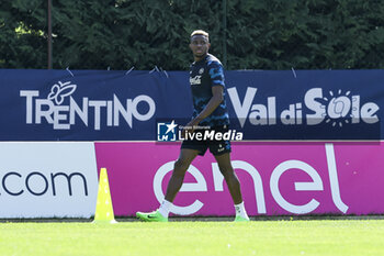 2024-07-14 - Napoli's Nigerian forward Victor Osimhen during SSC Napoli's 2024-25 preseason training camp in val di sole in Trentino, Dimaro Folgarida

 - SSC NAPOLI TRAINING - OTHER - SOCCER