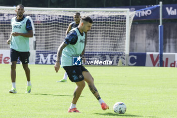 2024-07-14 - Napoli's Italian midfielder Gianluca Gaetano during SSC Napoli's 2024-25 preseason training camp in val di sole in Trentino, Dimaro Folgarida

 - SSC NAPOLI TRAINING - OTHER - SOCCER