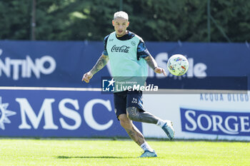 2024-07-14 - Napoli's Italian defender Pasquale Mazzocchi during SSC Napoli's 2024-25 preseason training camp in val di sole in Trentino, Dimaro Folgarida

 - SSC NAPOLI TRAINING - OTHER - SOCCER