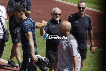 2024-07-14 - SSC Napoli President Aurelio De Laurentiis during SSC Napoli's 2024-25 preseason training camp in val di sole in Trentino, Dimaro Folgarida

 - SSC NAPOLI TRAINING - OTHER - SOCCER