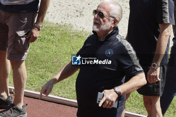 2024-07-14 - SSC Napoli President Aurelio De Laurentiis during SSC Napoli's 2024-25 preseason training camp in val di sole in Trentino, Dimaro Folgarida

 - SSC NAPOLI TRAINING - OTHER - SOCCER