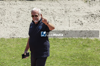 2024-07-14 - SSC Napoli President Aurelio De Laurentiis during SSC Napoli's 2024-25 preseason training camp in val di sole in Trentino, Dimaro Folgarida

 - SSC NAPOLI TRAINING - OTHER - SOCCER