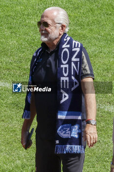 2024-07-14 - SSC Napoli President Aurelio De Laurentiis during SSC Napoli's 2024-25 preseason training camp in val di sole in Trentino, Dimaro Folgarida

 - SSC NAPOLI TRAINING - OTHER - SOCCER