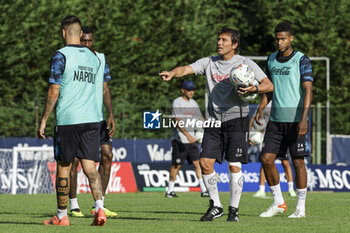 2024-07-14 - Napoli’s Italian coach Antonio Conte gesticulate during SSC Napoli's 2024-25 preseason training camp in val di sole in Trentino, Dimaro Folgarida

 - SSC NAPOLI TRAINING - OTHER - SOCCER