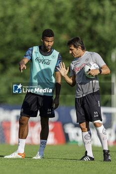 2024-07-14 - Napoli’s Italian coach Antonio Conte and Napoli’s Italian coach Antonio Conte during SSC Napoli's 2024-25 preseason training camp in val di sole in Trentino, Dimaro Folgarida

 - SSC NAPOLI TRAINING - OTHER - SOCCER