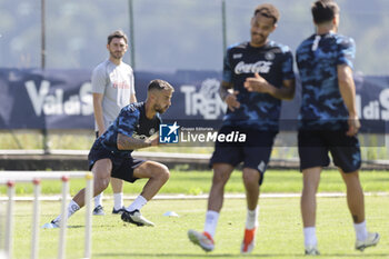 2024-07-15 - Napoli's Italian defender Leonardo Spinazzola during SSC Napoli's 2024-25 preseason training camp in val di sole in Trentino, Dimaro Folgarida

 - SSC NAPOLI TRAINING - OTHER - SOCCER