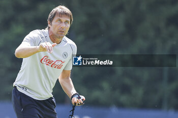 2024-07-15 - Napoli’s Italian coach Antonio Conte during SSC Napoli's 2024-25 preseason training camp in val di sole in Trentino, Dimaro Folgarida

 - SSC NAPOLI TRAINING - OTHER - SOCCER