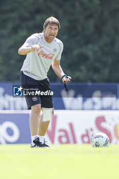 2024-07-15 - Napoli’s Italian coach Antonio Conte during SSC Napoli's 2024-25 preseason training camp in val di sole in Trentino, Dimaro Folgarida

 - SSC NAPOLI TRAINING - OTHER - SOCCER