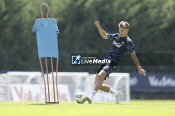 2024-07-15 - Napoli's Danish midfielder Jesper Lindstrom during SSC Napoli's 2024-25 preseason training camp in val di sole in Trentino, Dimaro Folgarida

 - SSC NAPOLI TRAINING - OTHER - SOCCER