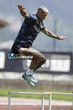 2024-07-15 - Napoli's Italian defender Pasquale Mazzocchi during SSC Napoli's 2024-25 preseason training camp in val di sole in Trentino, Dimaro Folgarida

 - SSC NAPOLI TRAINING - OTHER - SOCCER