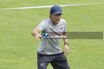 2024-07-17 - Napoli’s Italian coach Antonio Conte during SSC Napoli's 2024-25 preseason training camp in val di sole in Trentino, Dimaro Folgarida

 - SSC NAPOLI TRAINING - OTHER - SOCCER