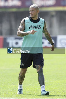 2024-07-17 - Napoli's Italian defender Pasquale Mazzocchi during SSC Napoli's 2024-25 preseason training camp in val di sole in Trentino, Dimaro Folgarida

 - SSC NAPOLI TRAINING - OTHER - SOCCER