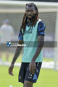 2024-07-17 - Napoli's Cameroonian midfielder Andre Frank Zambo Anguissa during SSC Napoli's 2024-25 preseason training camp in val di sole in Trentino, Dimaro Folgarida

 - SSC NAPOLI TRAINING - OTHER - SOCCER