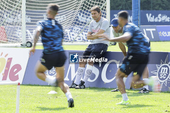 2024-07-18 - Napoli’s Italian coach Antonio Conte during SSC Napoli's 2024-25 preseason training camp in val di sole in Trentino, Dimaro Folgarida

 - SSC NAPOLI TRAINING - OTHER - SOCCER