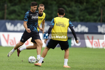 2024-07-19 - Napoli's Argentinian forward Giovanni Simeone during SSC Napoli's 2024-25 preseason training camp in val di sole in Trentino, Dimaro Folgarida

 - SSC NAPOLI TRAINING - OTHER - SOCCER